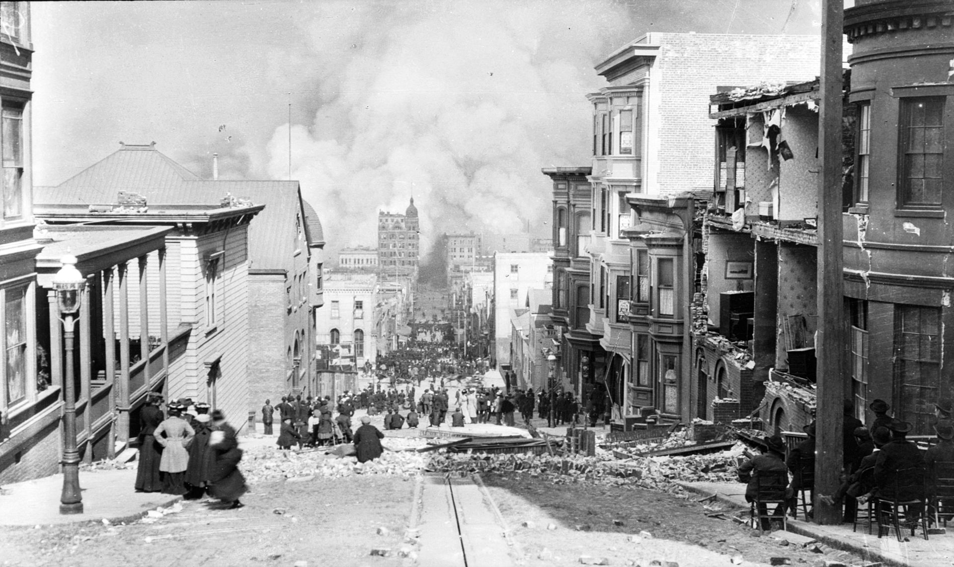 San Francisco Fire Sacramento Street 1906 04 18