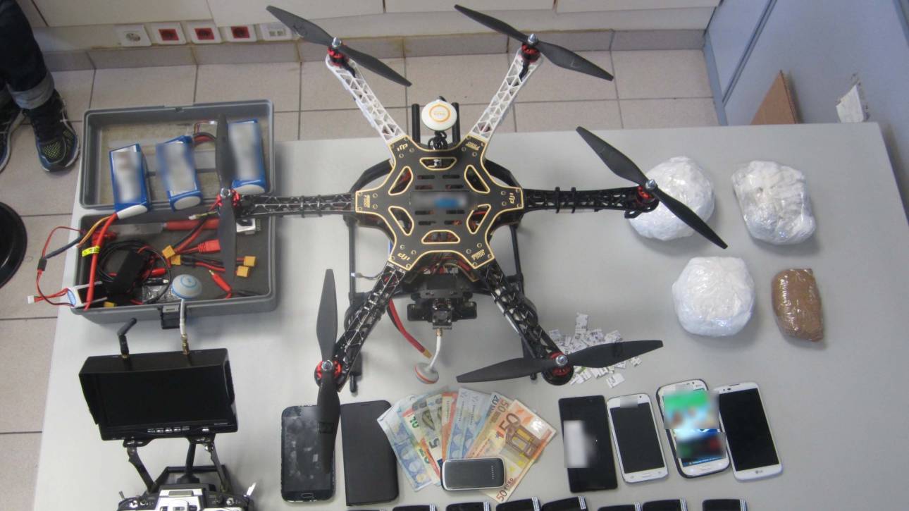 Delivery ναρκωτικών με drone στις φυλακές Λάρισας