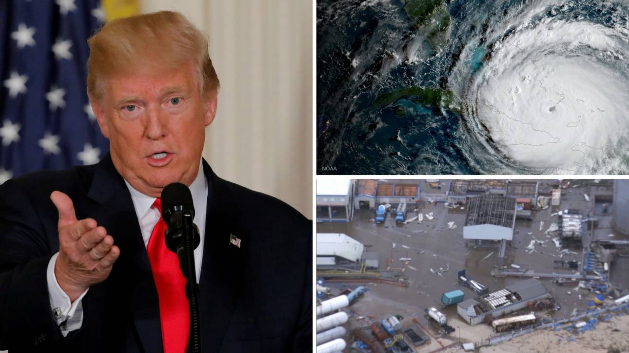 Ίρμα: Δραματική έκκληση Τραμπ καθώς ο «μυθικών διαστάσεων» τυφώνας απειλεί τη Φλόριντα