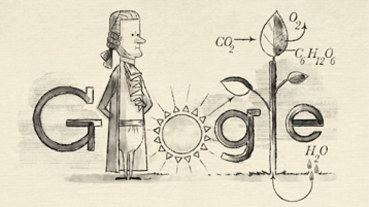 Jan Ingenhousz: Στον Ολλανδό επιστήμονα αφιερωμένο το σημερινό Doodle της Google