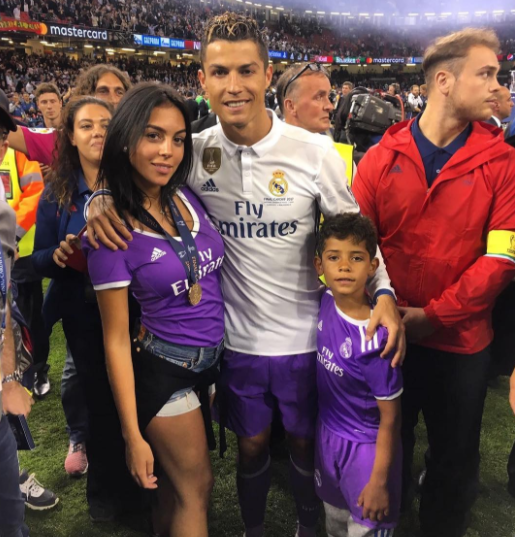 cristiano and son