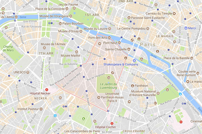 paris map