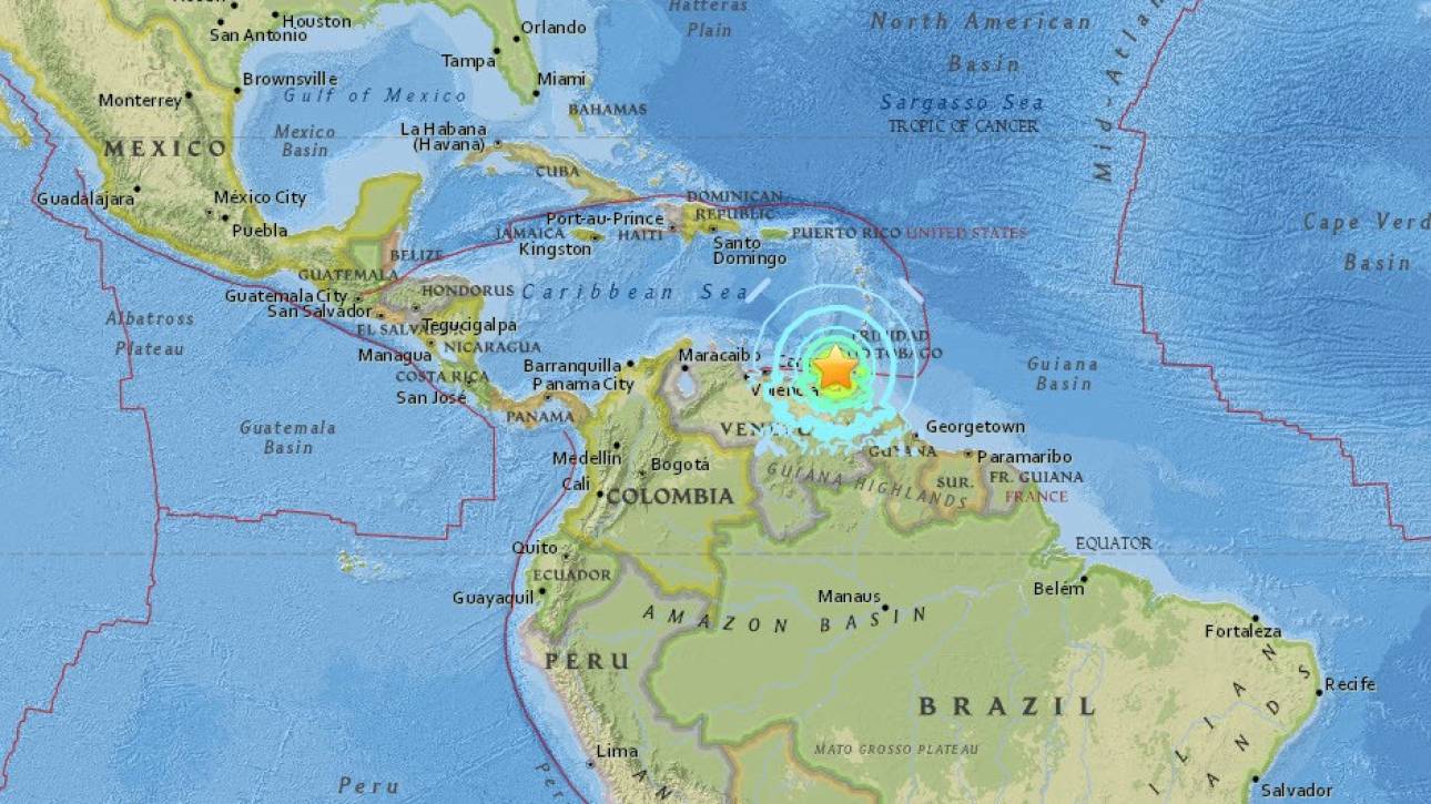 Σεισμός 7,3 Ρίχτερ στη Βενεζουέλα 