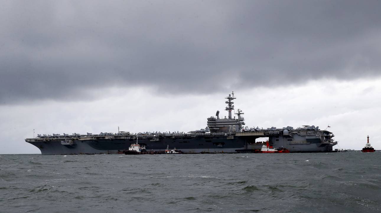 Οι ΗΠΑ στέλνουν αεροπλανοφόρα και πολεμικά πλοία σε διεκδικούμενη από την Κίνα περιοχή 