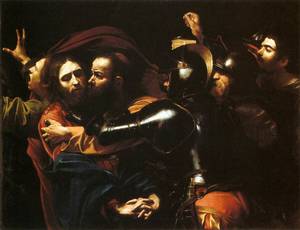 Η σύλληψη του Ιησού («Taking of Christ», Caravaggio, c.1598 / National Gallery of Ireland, Δουβλίνο)