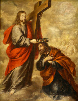 Ο γιος πάνω από τον πατέρα («Coronación de San José», c.1665-c.1670 / Juan de Valdés Leal)