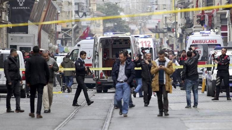 Έκρηξη Κωνσταντινούπολη: Ισλαμικό Κράτος ή PKK βλέπουν οι αρχές της Τουρκίας