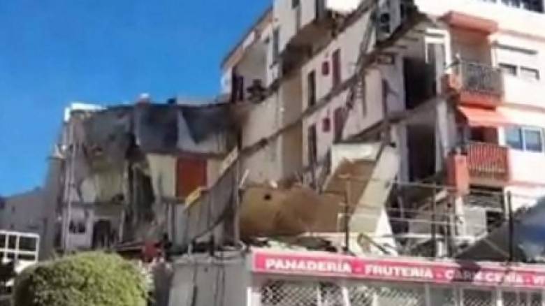 Τενερίφη: Φόβοι για νεκρούς μετά από κατάρρευση κτιρίου (vid)