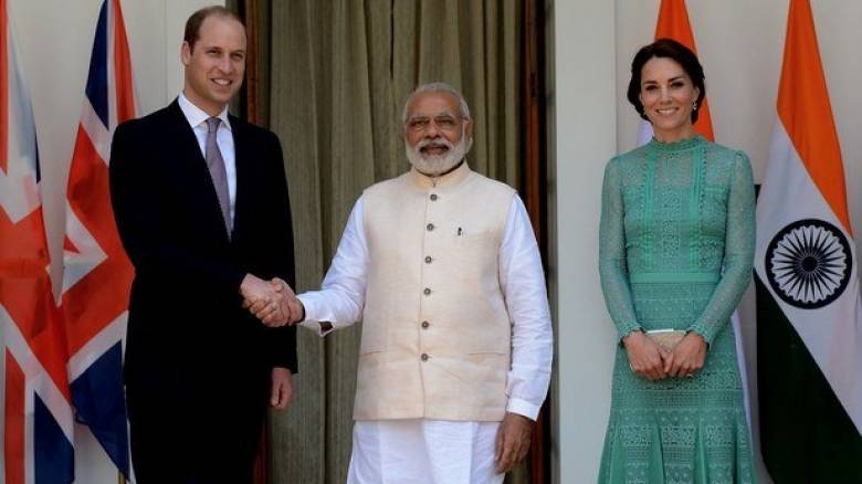 Ο Ινδός πρωθυπουργός άφησε …το σημάδι του στον πρίγκιπα Ουίλιαμ