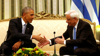 Επίσκεψη Ομπάμα: Οικονομία, Κυπριακό, ΝΑΤΟ και συνθήκη της Λωζάνης στη συνάντηση με Πρ. Παυλόπουλο