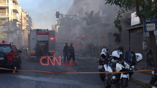 Έκρηξη στην πλατεία Βικτωρίας: Οι πρώτες εικόνες