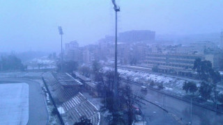 Χιόνια κάλυψαν το ισοπεδωμένο Χαλέπι (vid)