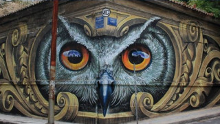 Βανδαλίστηκε η κουκουβάγια... το διασημότερο γκραφίτι της Αθήνας (pic)