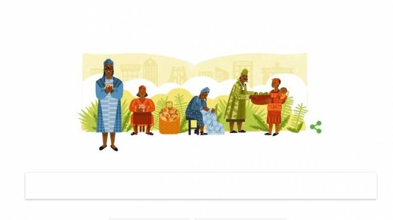 Η Έσθερ Άφουα Οκλόο το σημερινό Doodle της Google