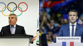 Τηλεφωνική επικοινωνία του Εμανουέλ Μακρόν με τον πρόεδρο της Διεθνούς Ολυμπιακής Επιτροπής