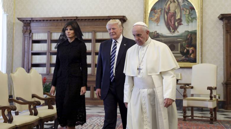 Ολοκληρώθηκε η συνάντηση «κορυφής» του Πάπα Φραγκίσκου με τον Ντ.Τραμπ