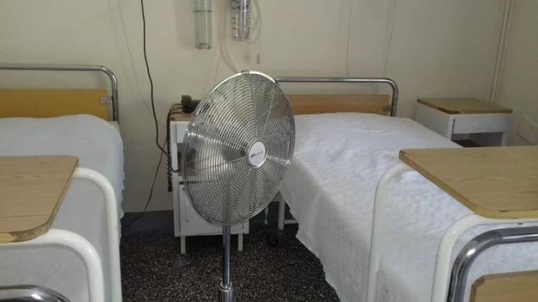 ΠΟΕΔΗΝ: Χωρίς κλιματιστικά τα νοσοκομεία - Με ανεμιστήρες δροσίζονται οι ασθενείς (pics&vid)
