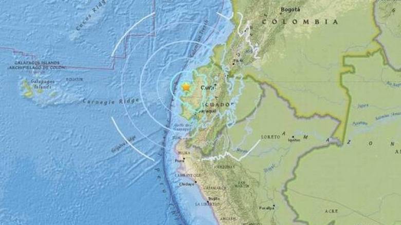 Πέντε τραυματίες και περιορισμένες ζημιές από τον σεισμό των 6 Ρίχτερ στον Ισημερινό