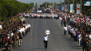 Η «πορεία της δικαιοσύνης» έφτασε στην Κωνσταντινούπολη ύστερα από 25 ημέρες (pics)