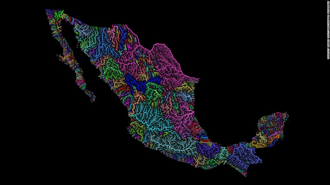 170712172529 beautiful river maps mexico rivers black catchments etsy super 169