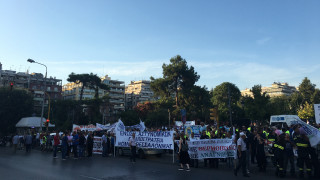 Συγκέντρωση διαμαρτυρίας από τους ένστολους στη Θεσσαλονίκη ενόψει ΔΕΘ (pics)
