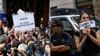 Δημοψήφισμα Καταλονία: Συλλήψεις, κατασχέσεις ψηφοδελτίων και έντονες αντιδράσεις (pics)