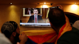 Έξι στους δέκα Ισπανούς συμφωνούν με το διάγγελμα του βασιλιά κατά της Καταλονίας