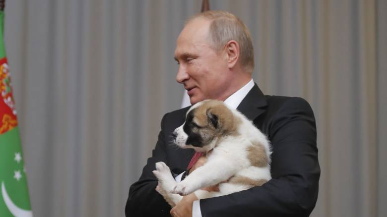 Ο νέος χνουδωτός φίλος του Πούτιν ακούει στο όνομα Βέρνι (pics&vid)