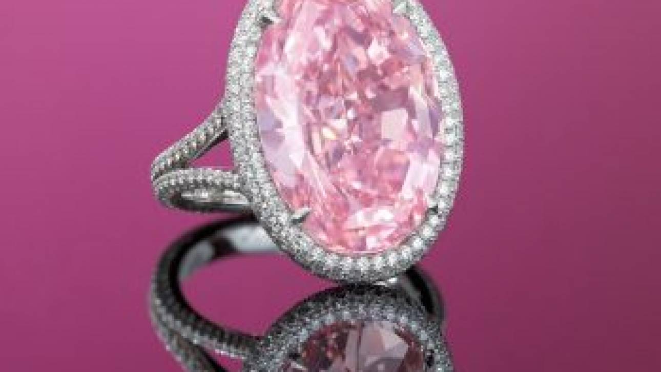 Pink Promise: στο σφυρί για να κάνει ρεκόρ το εντυπωσιακό ροζ διαμάντι των 14.93 καρατίων