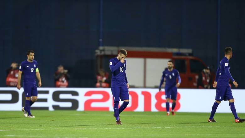 ΠΚ 2018: Κατώτερη των απαιτήσεων η εθνική στο πρώτο μπαράζ και ήττα 4-1 από την Κροατία