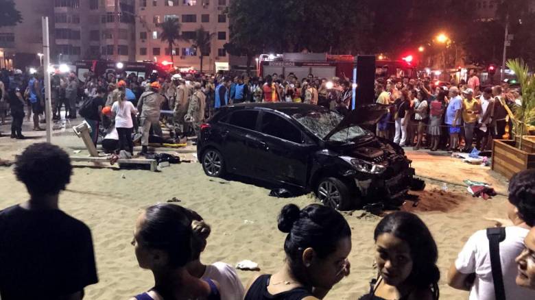 Βραζιλία: Αυτοκίνητο παρέσυρε πεζούς στην Κόπα Καμπάνα - Νεκρό βρέφος και δεκάδες τραυματίες