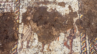 Αρχαιολογία: στο φως σπάνιο μωσαϊκό 1.800 ετών με αρχαιοελληνική επιγραφή στο Ισραήλ (pics&vid)