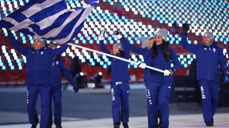 Χειμερινοί Ολυμπιακοί Αγώνες 2018: Η είσοδος των Ελλήνων αθλητών