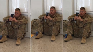 Βίντεο που συγκινεί: Στρατιώτης παρακολουθεί τη γέννα της κόρης του μέσω... FaceTime