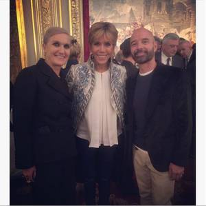 Maria Grazia Chiuri (Christian Dior), Brigitte Macron & Bertrand Guyon (Schiparelli)