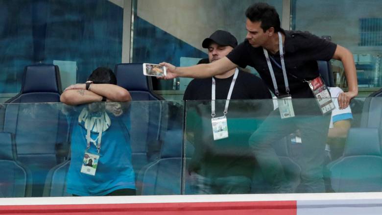 Παγκόσμιο Κύπελλο 2018: Σε θλιβερή κατάσταση ο Μαραντόνα μετά το ματς της Αργεντινής