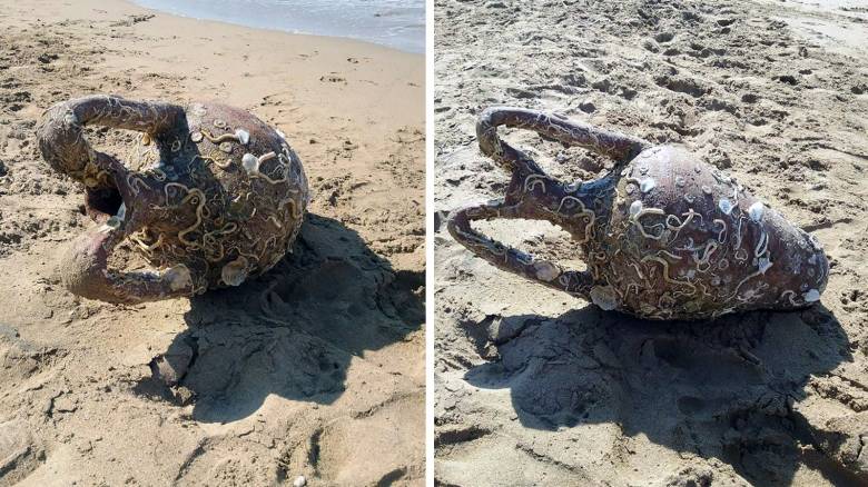 Ηράκλειο: Μία αρχαιολογική «έκπληξη» εντόπισε λουόμενος στην παραλία Αρίνα