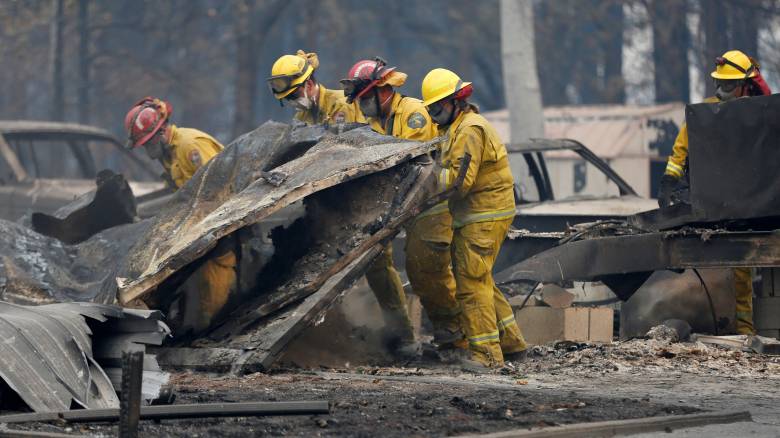 Καλιφόρνια: Αυξήθηκαν οι νεκροί της φονικότερης πυρκαγιάς στην ιστορία της Πολιτείας