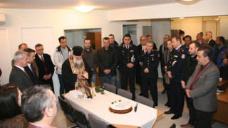 Αγιασμός και κοπή πρωτοχρονιάτικης πίτας στα νέα γραφεία της Ένωσης Αστυνομικών Υπαλλήλων Αθηνών