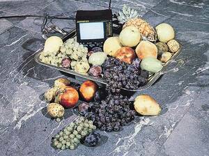 ΤΣΟΚΛΗΣ ΚΩΣΤΑΣ
''Νεκρή Φύση'' 1987
Φρούτα, ασημένιος δίσκος, τηλεόραση-