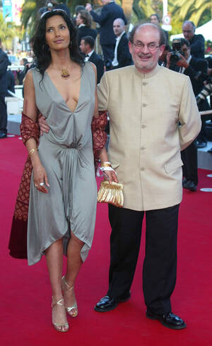 Στο Φεστιβάλ κινηματογράφου των Καννών, το 2004, με την τότε σύζγυγό του Πάντμα Λάκσμι.