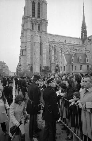 1970, η κηδεία του Σαρλ ντε Γκολ