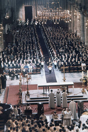 1974, η κηδεία του Ζορζ Πομπιντού.