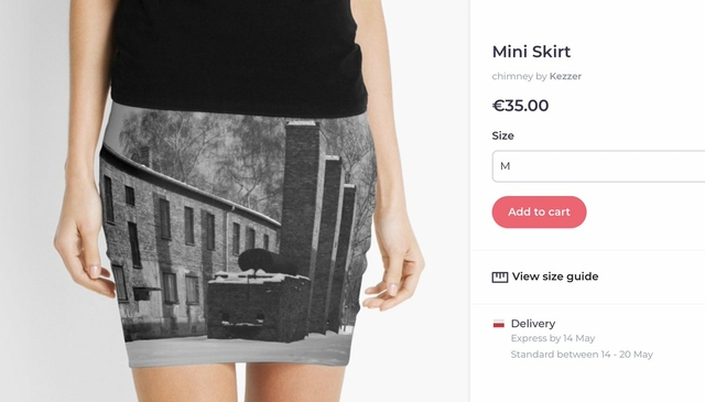 Auschwiz mini skirt