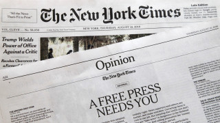 Η New York Times καταργεί τα πολιτικά σκίτσα στις διεθνείς της εκδόσεις