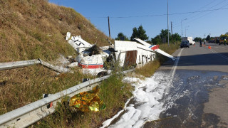 Γρεβενά: Συγκλονιστικές οι πρώτες εικόνες από την αναγκαστική προσγείωση μονοκινητήριου