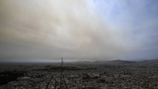 Φωτιά στην Εύβοια: Αποπνικτική η ατμόσφαιρα και στην Αθήνα