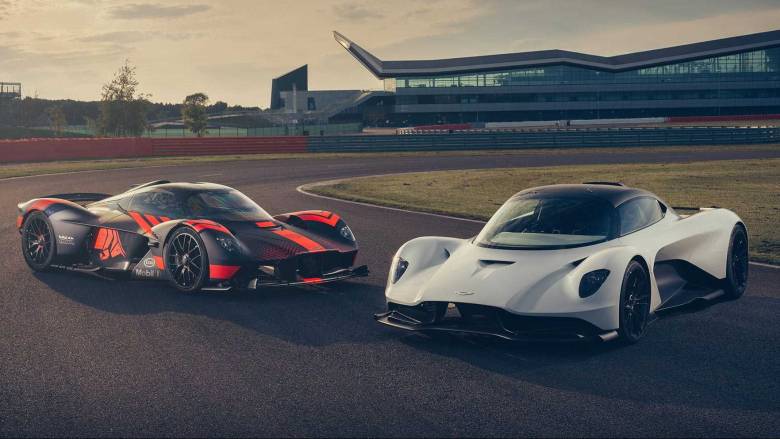 Αυτοκίνητο: Δείτε τα hyper cars των 1.000+ ίππων της Aston Martin στην πίστα του Silverstone