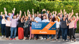 Ευρωπαϊκή διάκριση του Public στα European Business Awards 2019