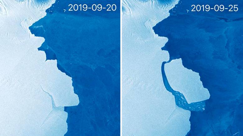 Ανταρκτική: Αποκολλήθηκε τεράστιο παγόβουνο 315 δισεκατομμυρίων τόνων